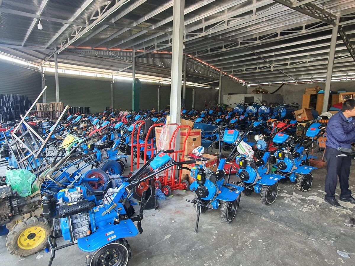 Kho máy nông nghiệp ICC chuẩn bị cho dự án bàn giao