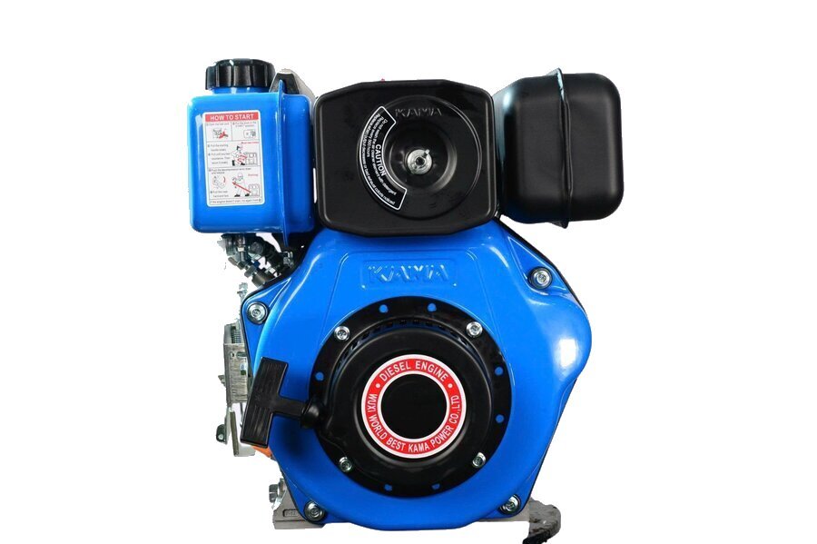 Động cơ KAMA 173F diesel trục ngang nắp puly toàn cảnh