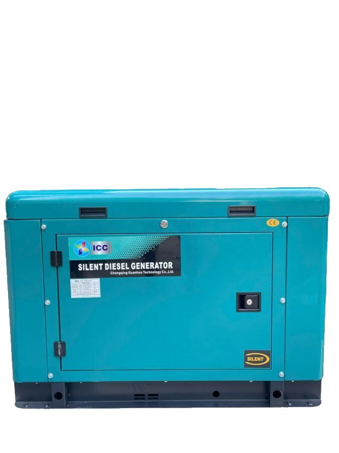 Máy phát điện ICC chống ồn 8KW / 10KW / 11KW chạy diesel, vỏ cách âm